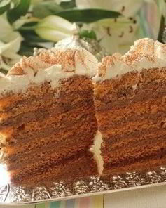 Медовик в мультиварке шоколадный бисквит