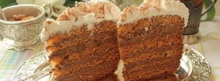 медовик в мультиварке шоколадный бисквит. Шаг 5