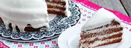 медовый бисквит в мультиварке. Шаг 17