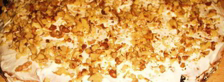 медовый торт с орехами и черносливом. Шаг 7