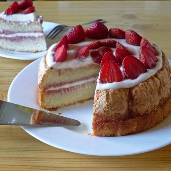 Рецепт мокрого бисквита