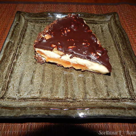 Рецепт молочного торта с карамелью и шоколадом