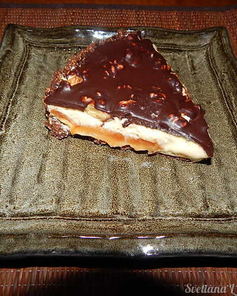 Молочный торт с карамелью и шоколадом