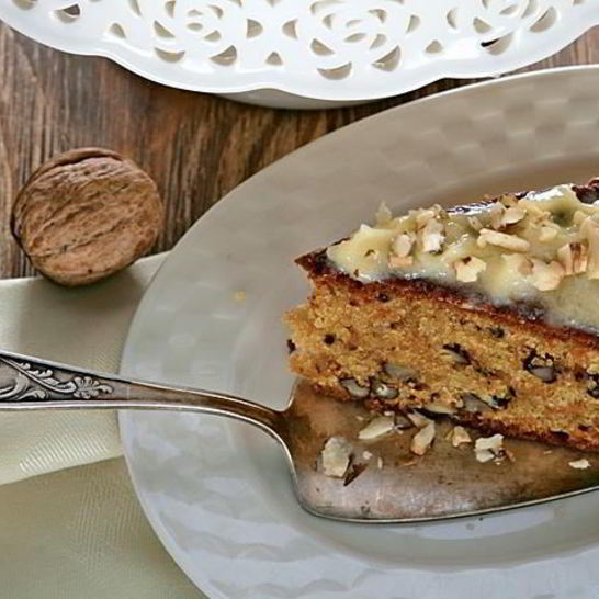 Рецепт морковного торта с грецкими орехами