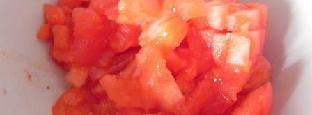 наполеон из баклажанов с нори. Шаг 4