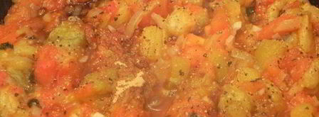 наполеон из баклажанов с нори. Шаг 8