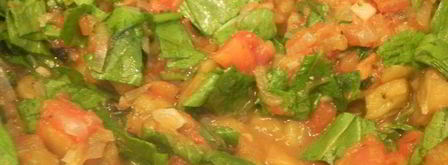 наполеон из баклажанов с нори. Шаг 9