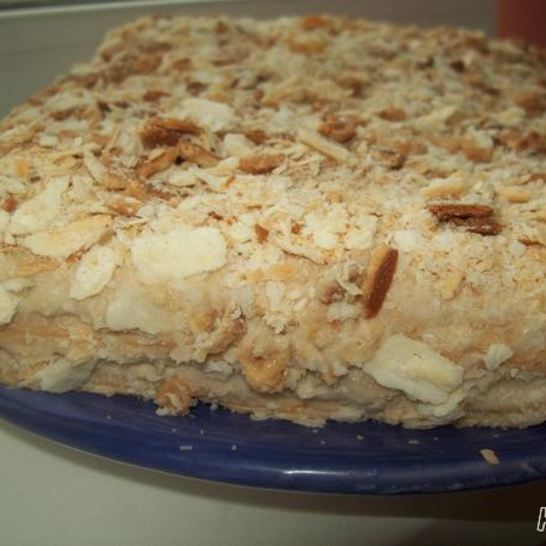 Рецепт наполеона с пломбиром и заварным кремом