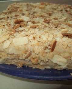 Наполеон с пломбиром и заварным кремом