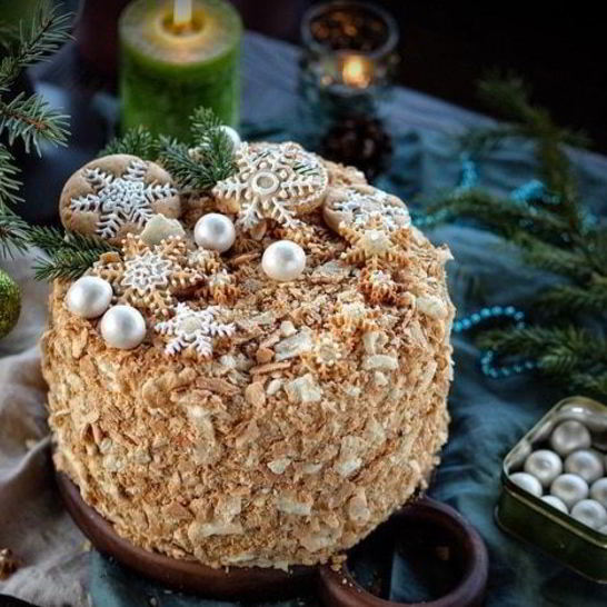 Рецепт наполеона с заварным карамельным кремом