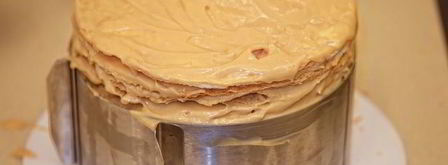 наполеон с заварным карамельным кремом. Шаг 20