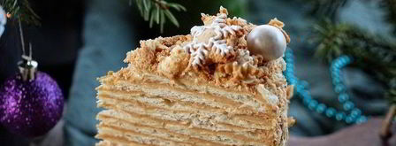 наполеон с заварным карамельным кремом. Шаг 25