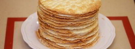 наполеон с заварным карамельным кремом. Шаг 10