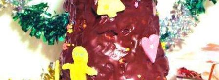 новогодний торт елка. Шаг 16