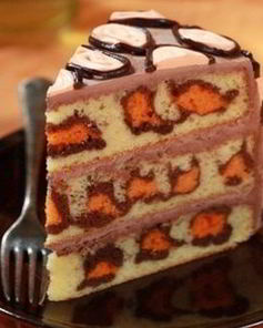 Оригинальный Леопардовый торт