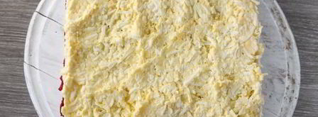 селедочный торт на вафельных коржах. Шаг 8