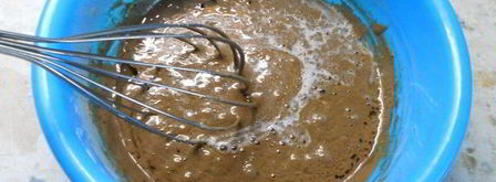 шоколадный бисквит в микроволновке. Шаг 3