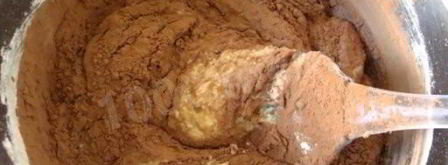 шоколадный торт с грушами. Шаг 3