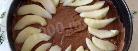 шоколадный торт с грушами. Шаг 4