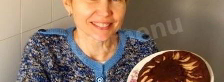 шоколадный торт с грушами. Шаг 6