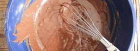 шоколадный торт с ягодами. Шаг 3