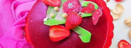 торт фрезье с фисташковым муссом. Шаг 30