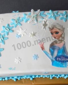 Торт Холодное сердце