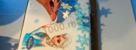 торт холодное сердце. Шаг 8