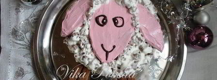 торт овца. Шаг 16