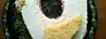 торт петушок новогодний. Шаг 11