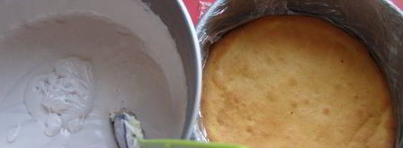 торт птичье молоко с каркаде. Шаг 12