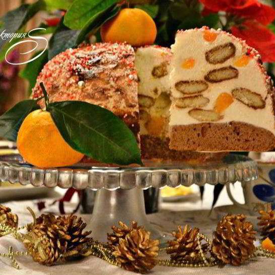 Рецепт торта рождественского купол