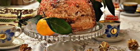 торт рождественский купол. Шаг 16