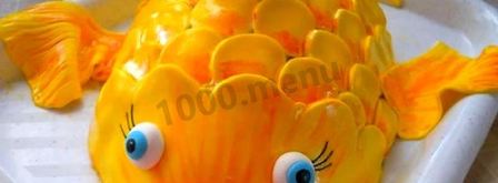 торт рыба из мастики. Шаг 14