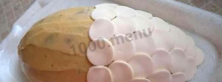 торт рыба из мастики. Шаг 8