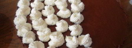 торт шоколад и сливки. Шаг 14