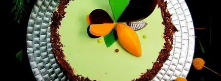 торт шоколад-мята-лимон. Шаг 22