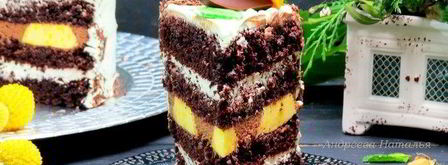 торт шоколад-мята-лимон. Шаг 24