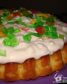 Торт Цветной галаретковец