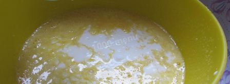 торт зебра на кефире. Шаг 2