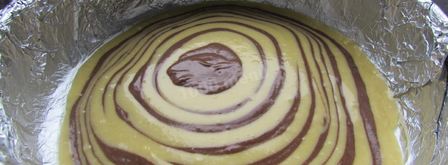 торт зебра на кефире. Шаг 8