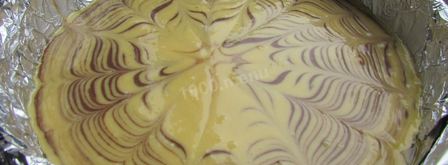 торт зебра на кефире. Шаг 9