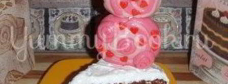 торт женское сердце. Шаг 8