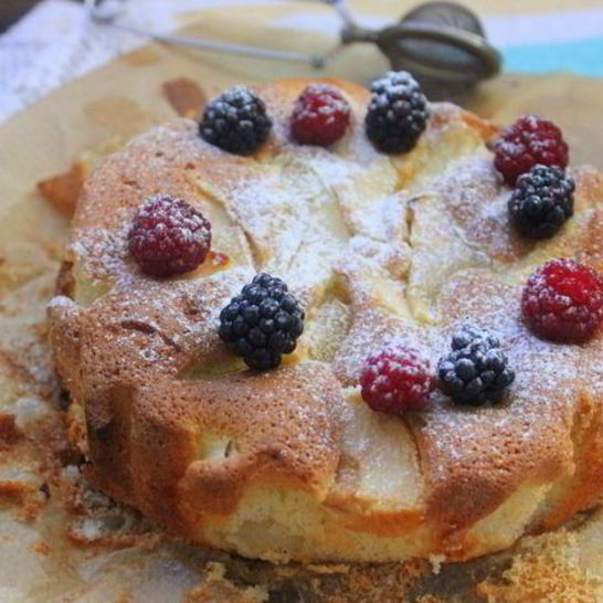 Рецепт яблочного бисквита