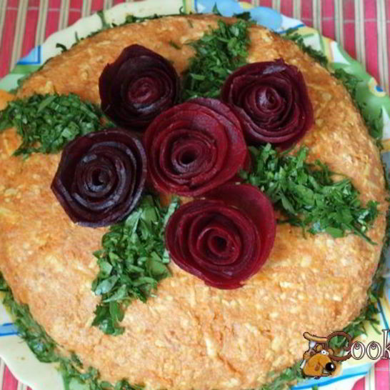 Рецепт закусочного рыбного торта