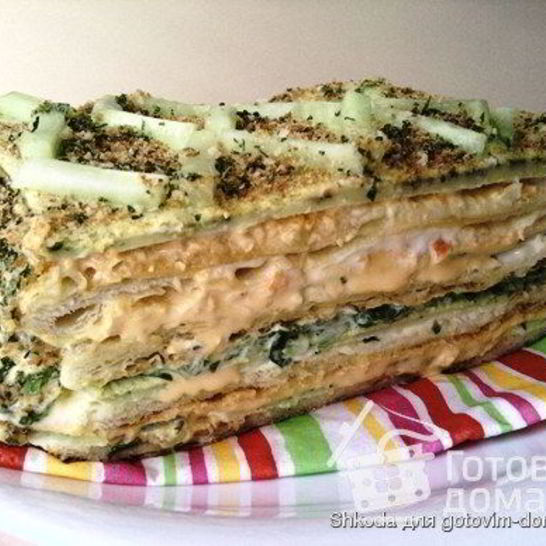 Рецепт закусочного торта