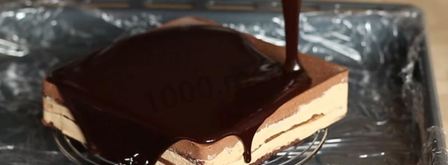 зеркальная глазурь для торта шоколадная. Шаг 20