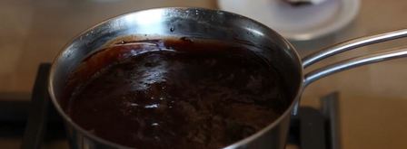 зеркальная глазурь для торта шоколадная. Шаг 7