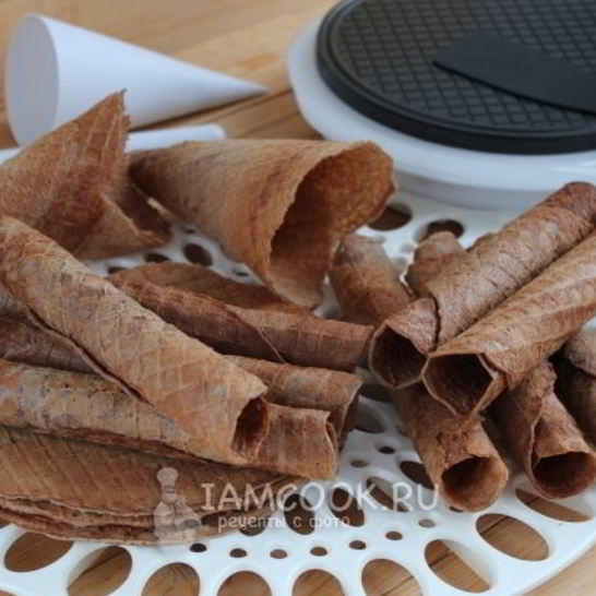 Рецепт шоколадных вафель