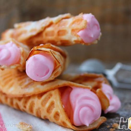 Рецепт вафельных трубочек